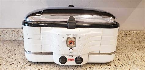 electric turkey roaster box from 1940s|Vintage Electric Roaster for sale .